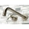 Kingston Brass KS8058ZX Wall Mount Tub Faucet, Brushed Nickel KS8058ZX - alternate 2